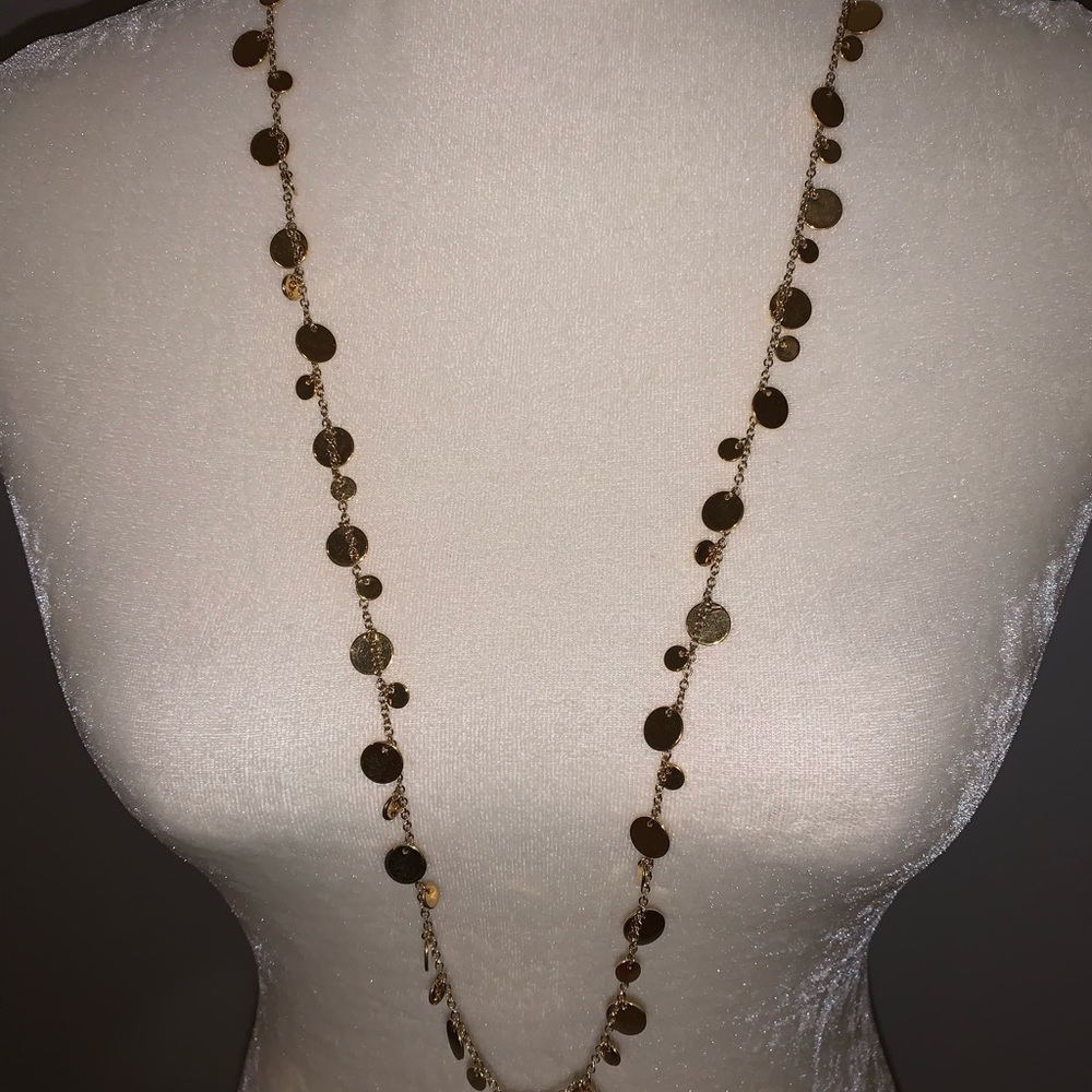 Park Lane Gold Disc Necklace